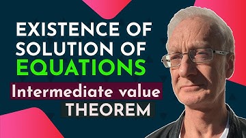 👨🏻‍🏫 Existence of solutions of EQUATIONS: Intermediate value theorem (Bolzano