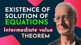 👨🏻‍🏫 Existence of solutions of EQUATIONS: Intermediate value theorem (Bolzano's theorem)