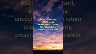852 hz frequency ✨️#852 #852hz