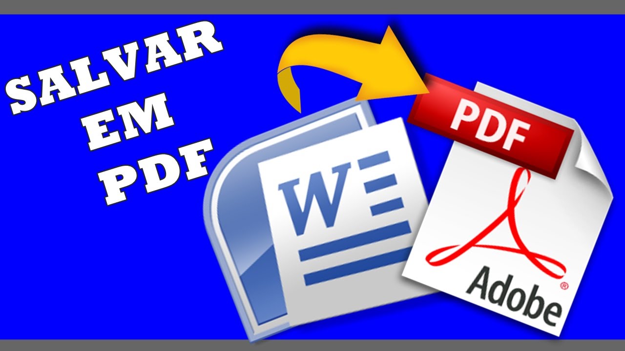 Como Salvar Arquivos no Formato PDF Usando o Word 2010