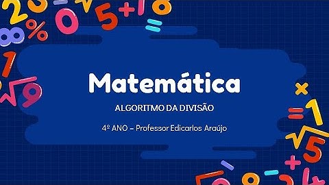 Algoritmo da Divisão