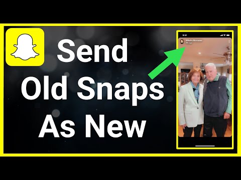 How To Send Old Pictures As New Snaps On Snapchat