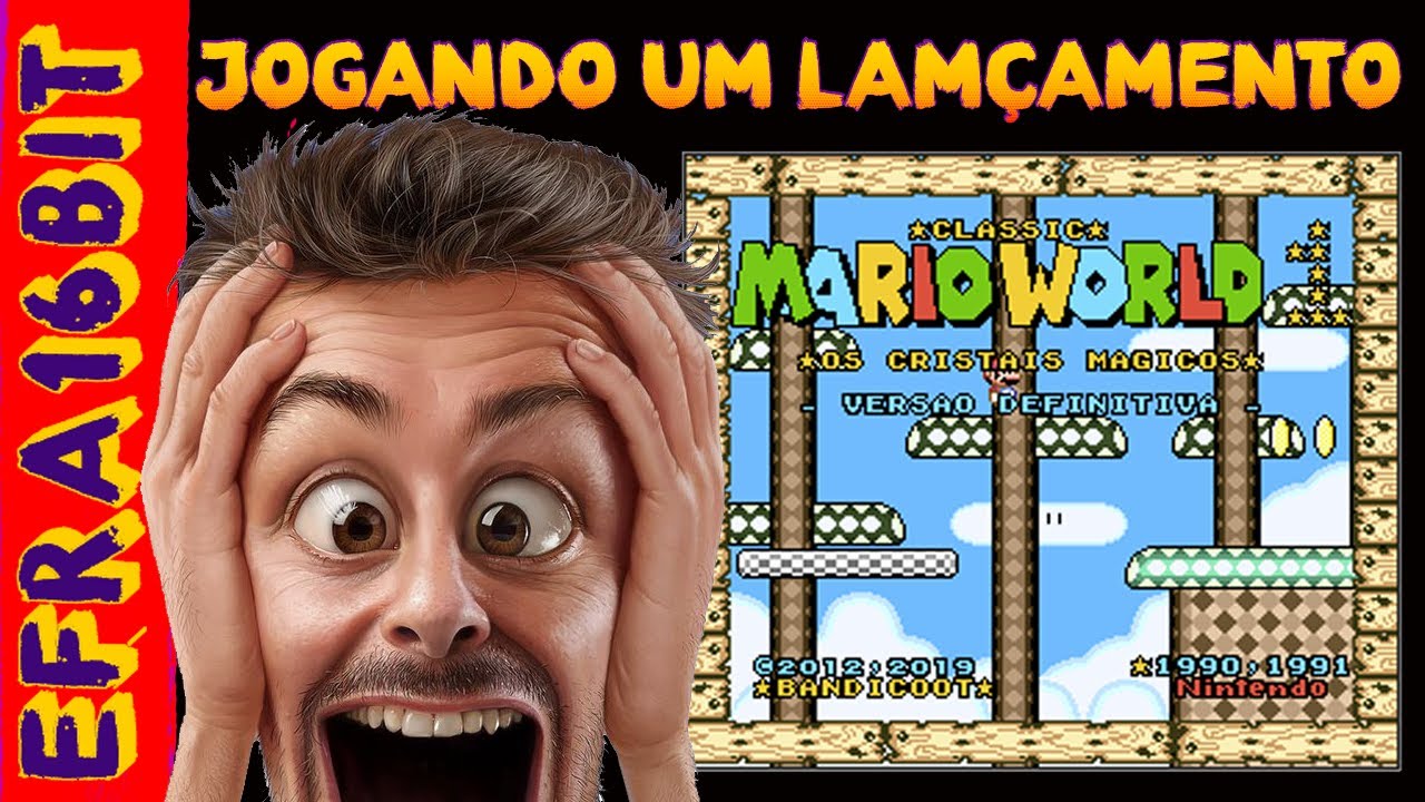 CLASSIC MARIO WORLD: OS CRISTAIS MÁGICOS JOGANDO    PRA GANHA INSCRITOS