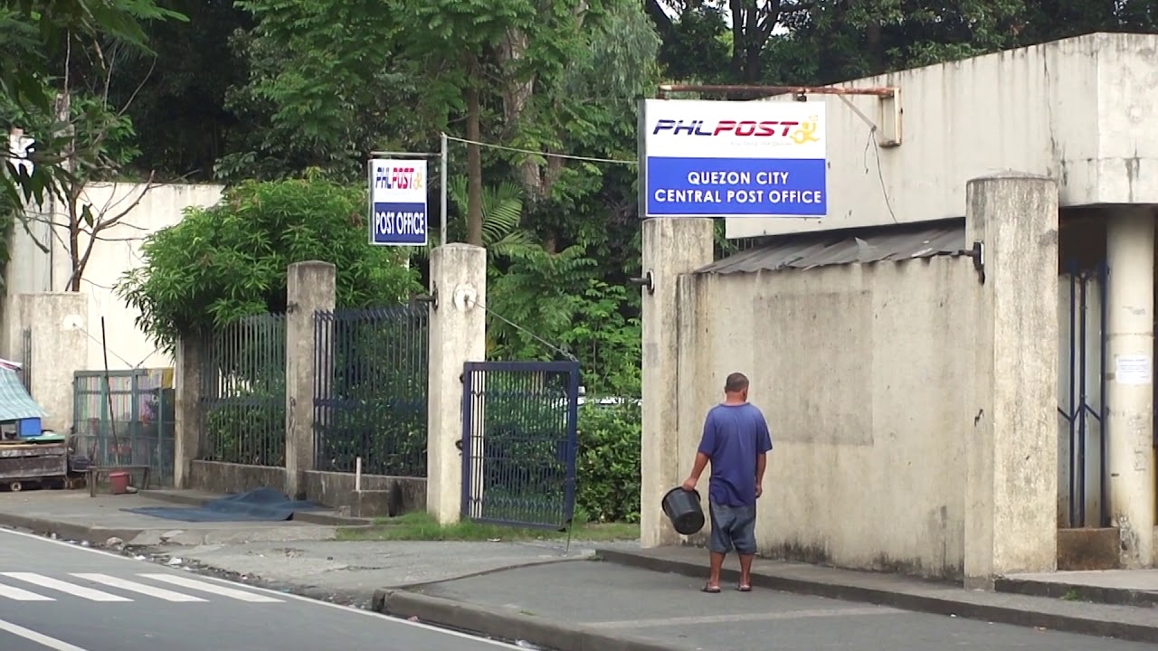 File footage - Philpost (NIA Road, Quezon City; 01-04-2015) HD