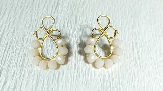 how to make simple stud earrings
