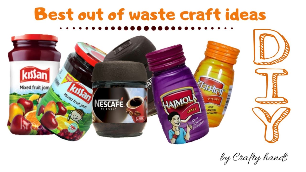 7 amazing ideas from glass jars best out of waste craft ideas