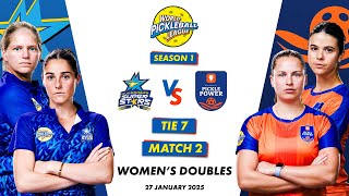 WPBL S1 | Hyderabad Superstars Vs Mumbai Pickle Power | Women’s Doubles
