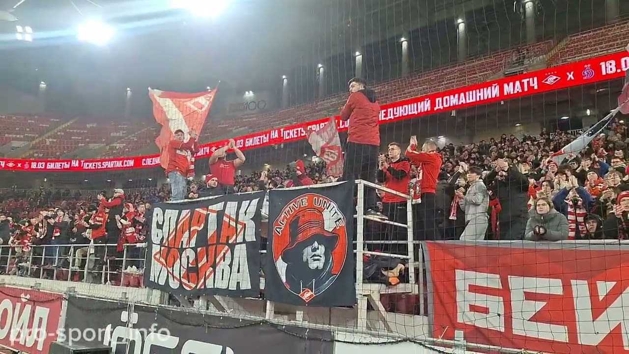 Спартак - Акрон. Празднование голов, атмосфера матча и эмоции игроков после победы