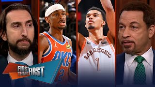 SGA in first, Wemby climbs up, Jokic falls down Nick’s King of the Hill | NBA | FIRST THINGS FIRST