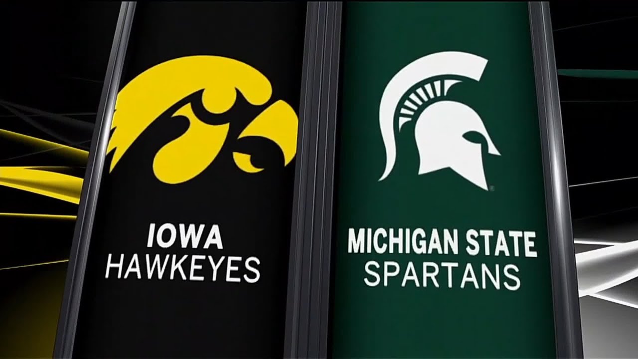 Iowa at Michigan State Football Highlights YouTube