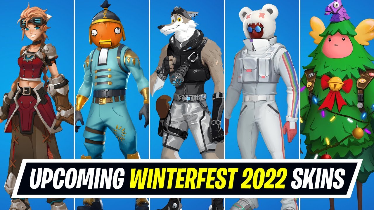 Winterfest 2022 (Christmas) Skins in Fortnite YouTube