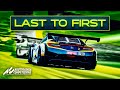 Last to first challenge in online acc race