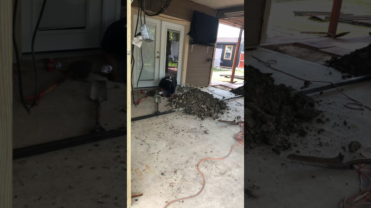 como nivelar un piso de cemento( how to level a concrete patio,driveway