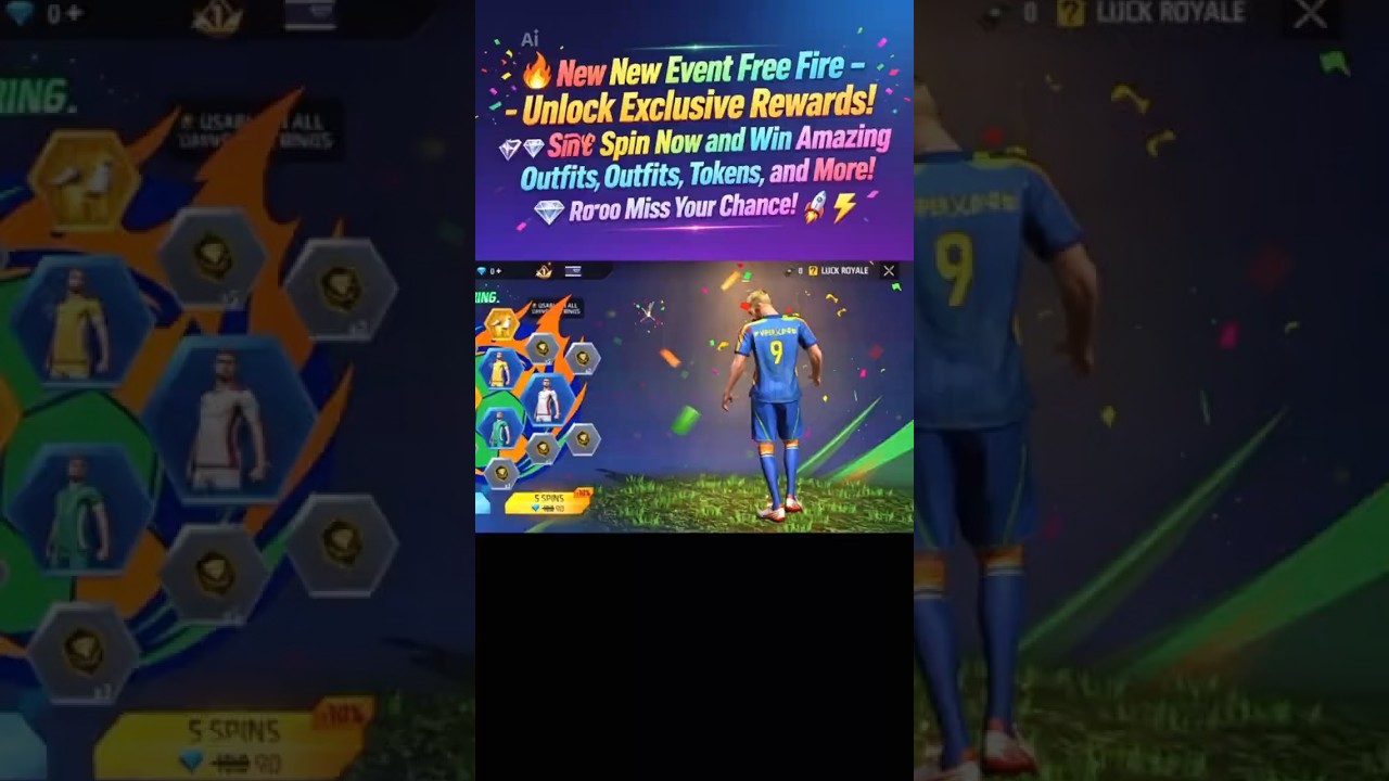 Free fire Exclusive New Event 🤯🔥 #freefire #ac80 #ffbattleroyale by Viper_SS