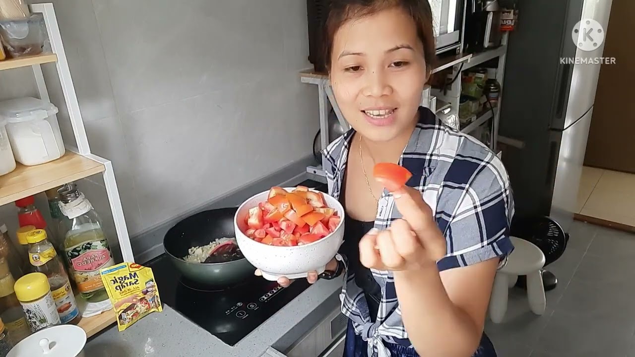How to cook dried dilis with tomato [JEN MAGAVLOG] YouTube