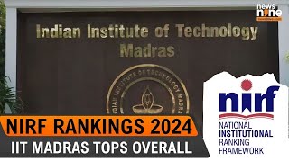 NIRF Rankings 2024: IIT Madras Tops Overall, New Categories Introduced