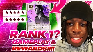 Can FB Raul secure Rank 1 on the RTG? Gameplay + Rewards!!! FC24 Ultimate Team