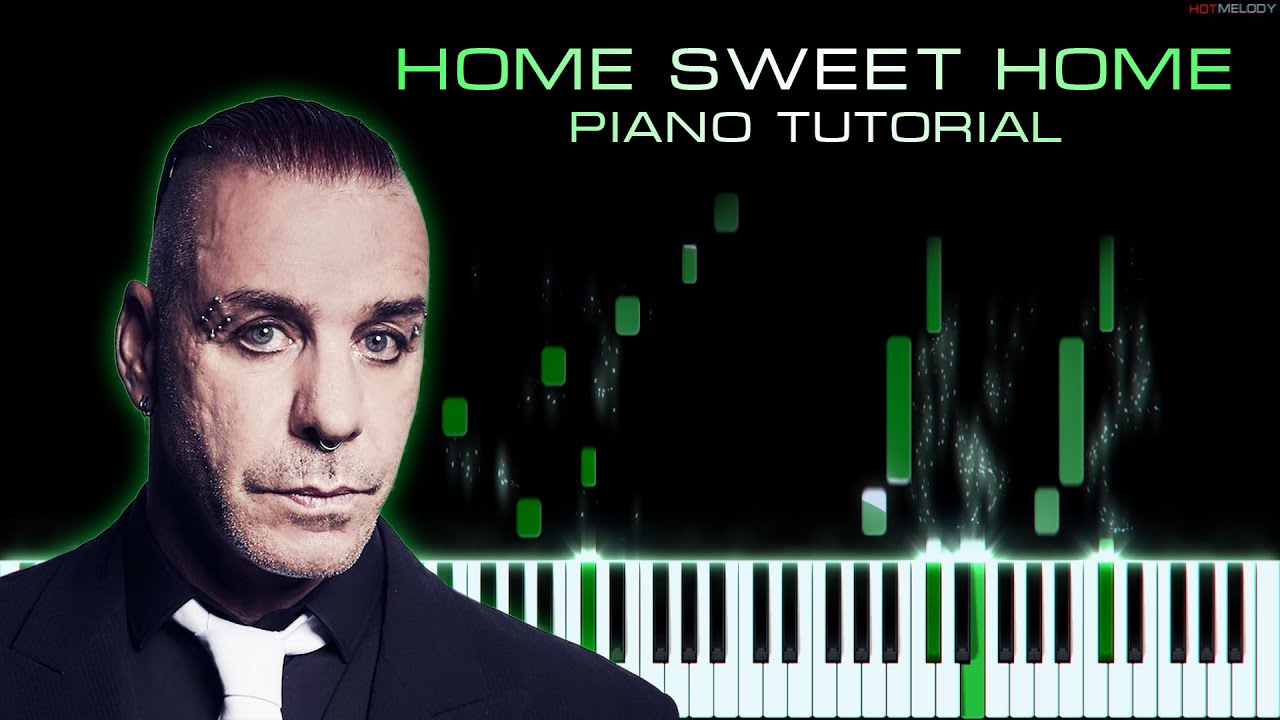 LINDEMANN Home Sweet Home Piano Instrumental Cover YouTube Music