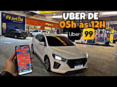 TRABALHAR 7 HORAS NO UBER BLACK/99 ELÉTRIC PRÓ VALE A PENA🤔