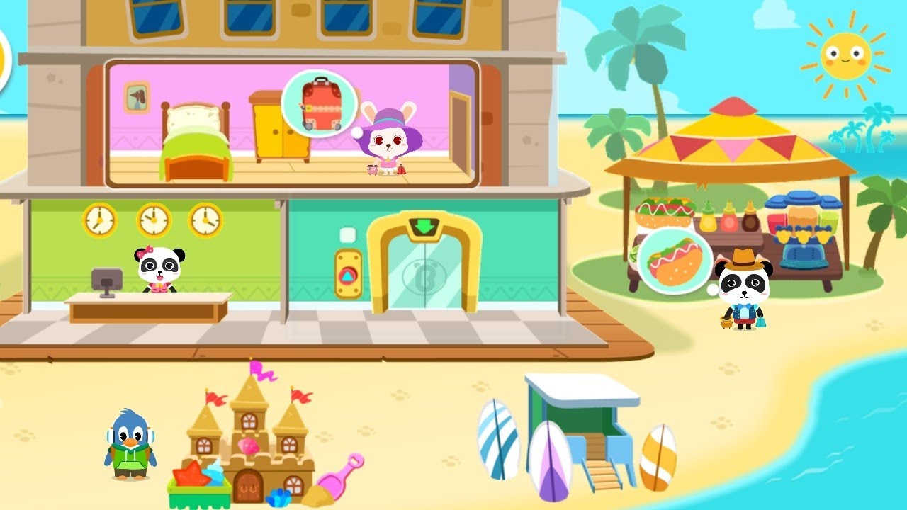 Baby Panda Cartoon Game 