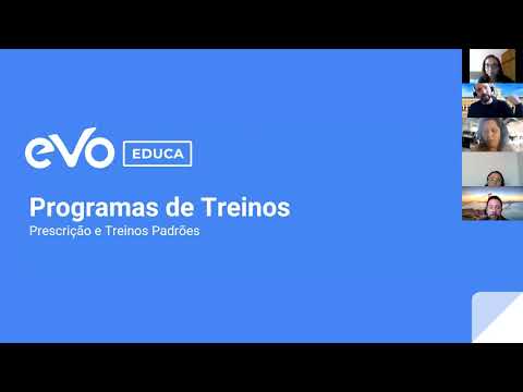 EVO Educa Tela de Treinos