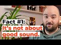 Acoustic treatment is not about getting good sound  what sound engineers need to know