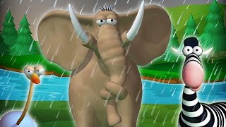 Gazoon | Storm On The Savanna | Jungle Book Diaries | Funny Animal Cartoons For Kids