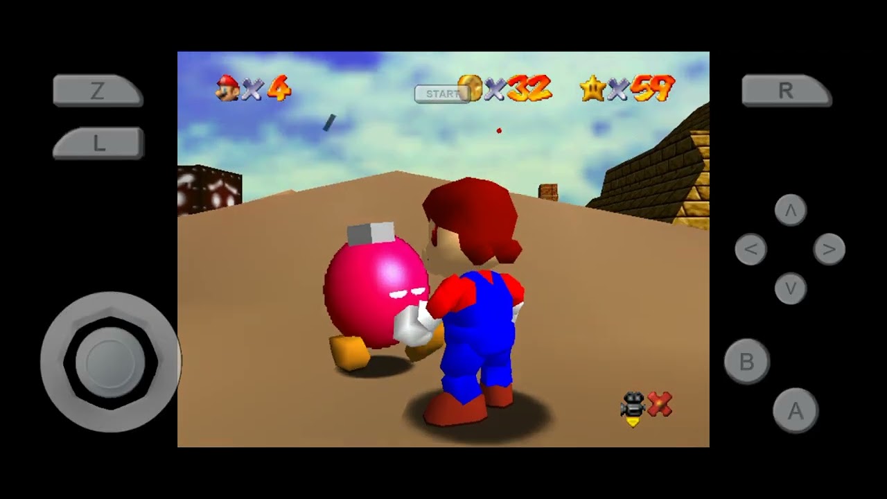 Super Mario 64 Course 8 Shifting Sand Land