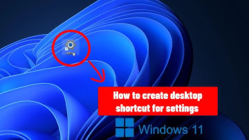 How To Create Desktop Shortcut For Settings In Windows 11 | easy fix | 2023