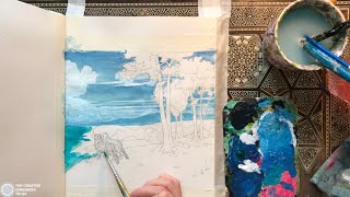 Building Up A Thematic Composition with Rene Gonzalez: Transcription Illustration