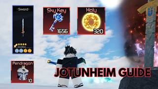 Jotunheim guide for Broken Blade Roblox! (Excalibur, Holy Ore, Soul Forge, and More!)