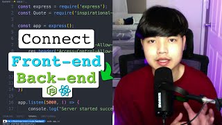 เรียนรู้วิธีการเชื่อมต่อ Front-end ( ReactJS ) กับ Back-End ( NodeJS ) 👨‍💻💯