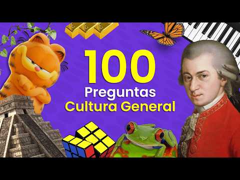 ¿CUÁNTO SABES DE CULTURA GENERAL? 🧠🧐🔥 - 100 Preguntas Para Poner a Prueba tu Mente📚🤓