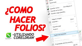 ¿COMO HACER FOLIOS? | CORELDRAW TUTORIAL