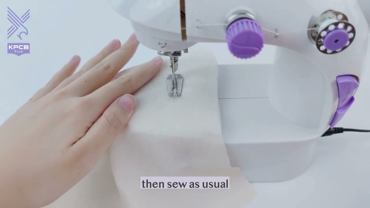 How to Operate a Handheld Sewing Machine - Tutorial 