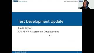 CASAS National Webinar October 19, 2022
