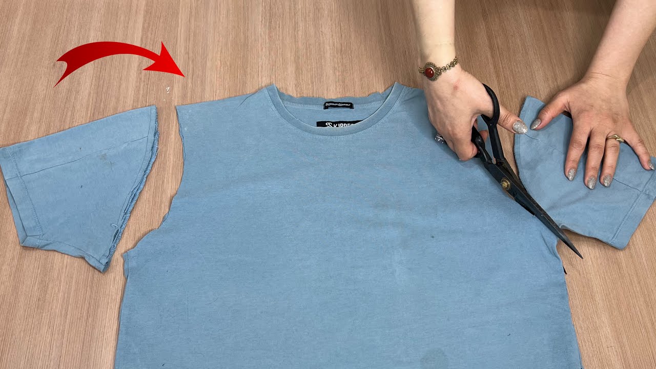 ✅💥 [DIY]An interesting and incredible idea 🥰 How to make luxury clothes from old clothes ♻️Recycling