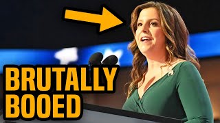 Loser MAGA Congresswoman BOOED OFF STAGE