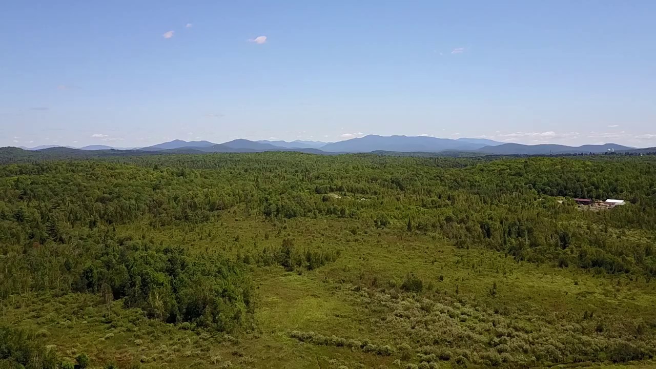 Drone Adirondack Mountains from Tupper Lake area. YouTube
