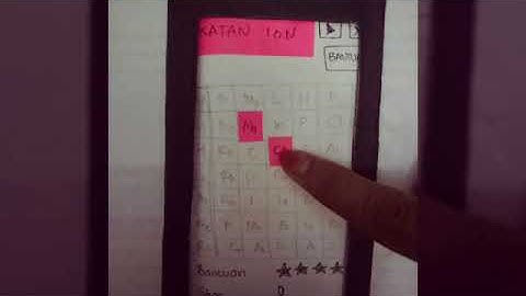 Paper Prototype BonChem