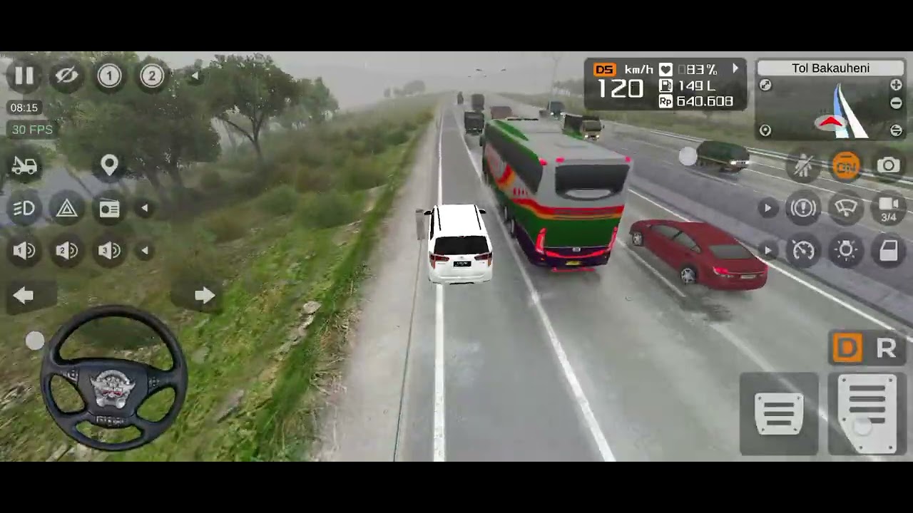 Innova 4x2 hight pickup 🛻 tour drive car 🚗 ( bus simulator indonesia 🥵) JATIN_GAMING_