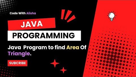 Java Programming|| Java Triangle Area Calculator || #javaprogramming