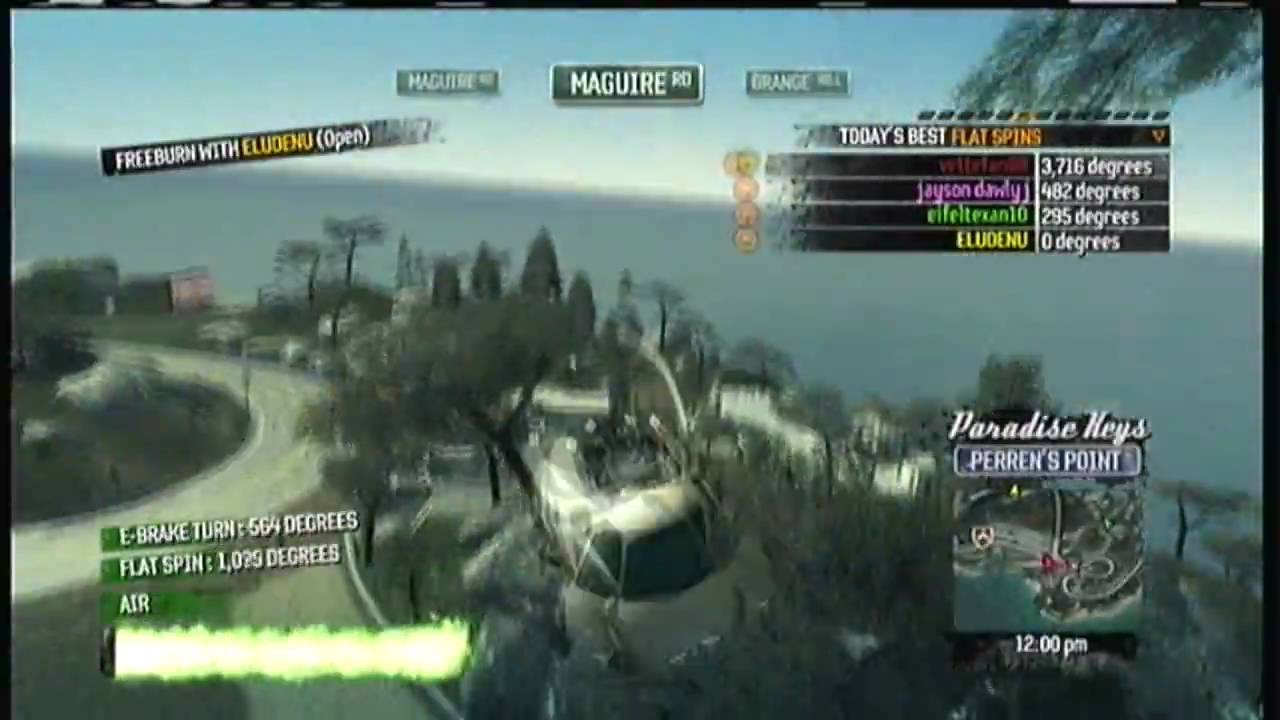 4000 Degree Flatspin - Big Surf Island - Burnout Paradise