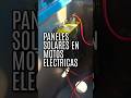 Paneles solares en Motos Eléctricas en Cuba.
