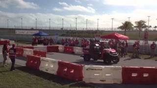 DRC-Hubo Competes in the Vehicle Challenge at the DRC Trials on December 20, 2013