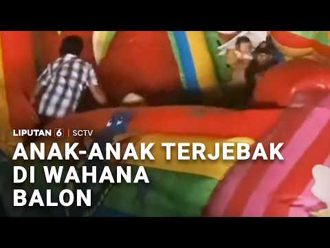 Anak-Anak Terjebak Di Wahana Balon | Liputan 6