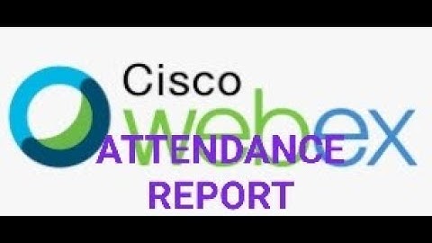 HOW TO GENERATE STUDENT ATTENDANCE REPORT IN WEBEX|MEETING DAILY REPORT|REPORT WITH NAME & EMAILID