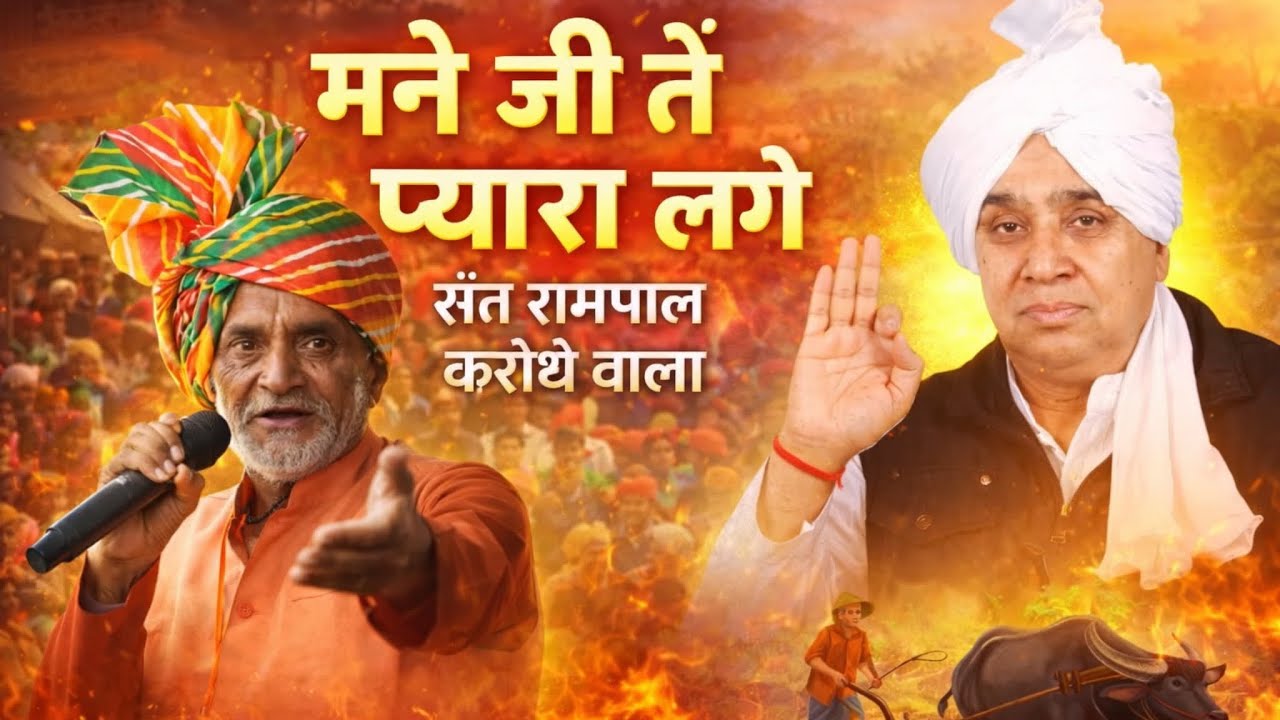 मने जी तें प्यारा लागे, संत रामपाल करोंथे वाला❤️ Sant Rampal Ji Ka Gana
