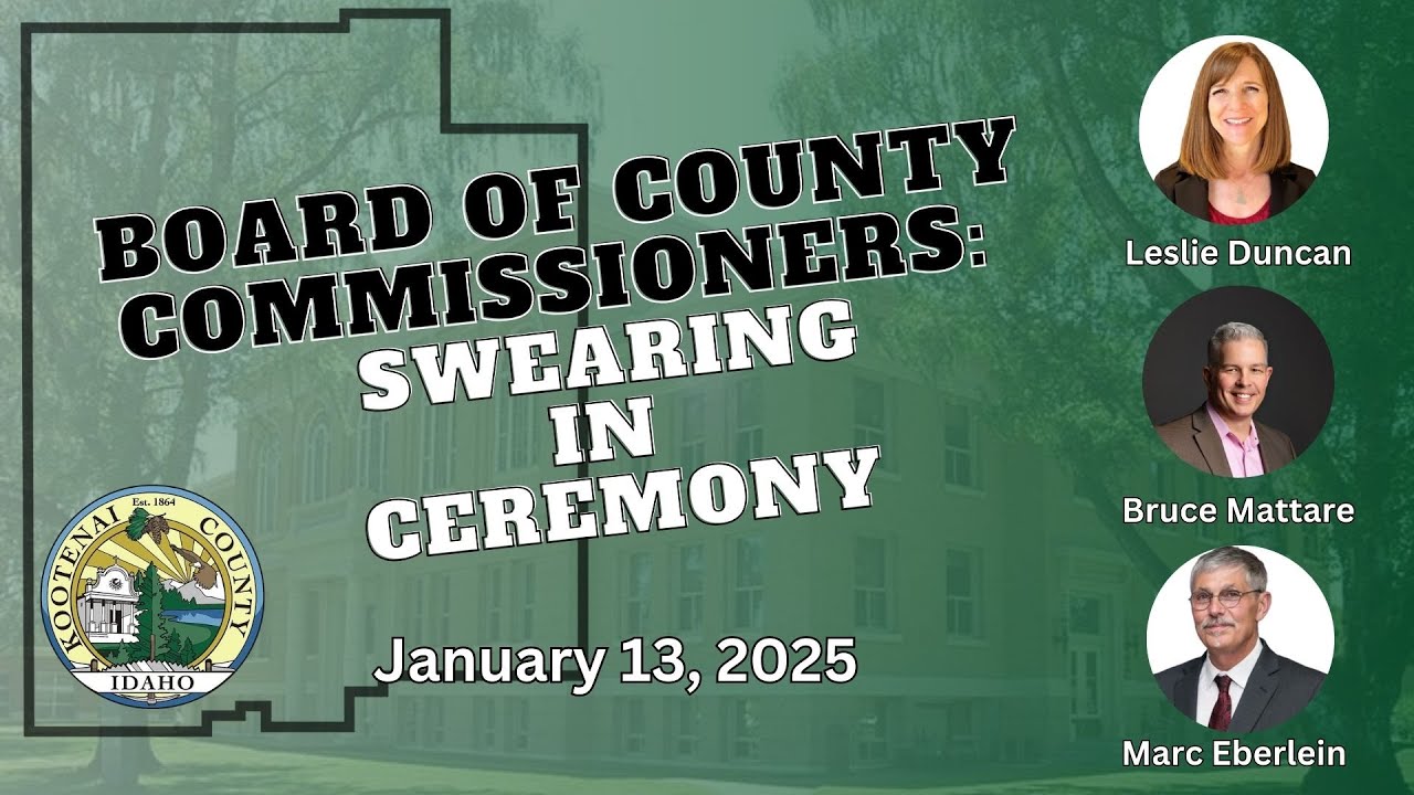 1/13/2025 Board of County Commissioners: Swearing in Ceremony - YouTube