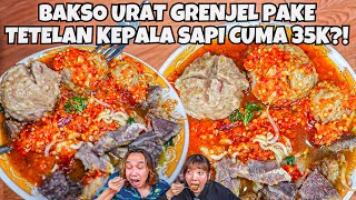 HORROR! BAKSO URAT FULL TETELAN KEPALA SAPI CUMA 15K?!